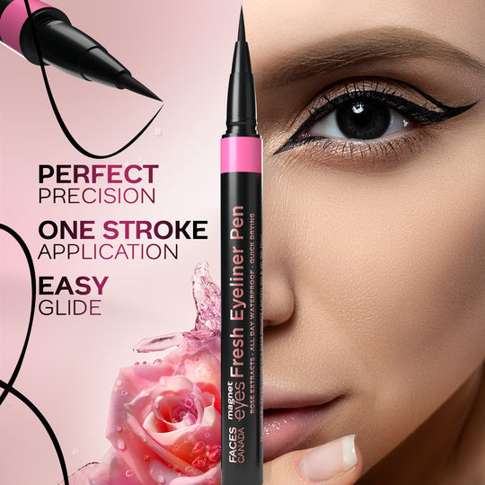 Faces Canada Magneteyes Fresh Eyeliner Pen - Black|1 ml|MRP 329