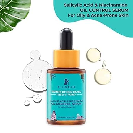 Pilgrim Salicylic Acid & Niacinamide Oil Control Serum|30 gms|MRP 495