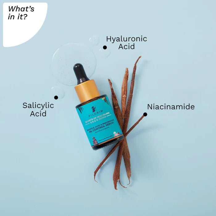 Pilgrim Salicylic Acid & Niacinamide Oil Control Serum|30 gms|MRP 495