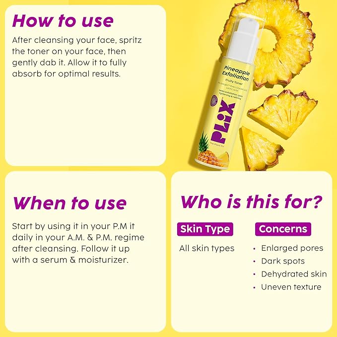 Pilx Pineapple Toner|150 ml |MRP 425