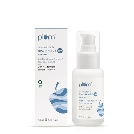 Plum Rice Water Niacinamide Serum|50 ml|MRP 849