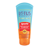 Lotus Herbals Safe Sun Sports Pro-Defence Sunblock, sunscreen, SPF 100+, sweat-resistant finish