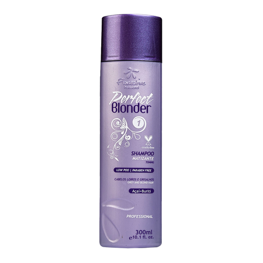 Floractive Perfect Blonder Shampoo 300ml | Anti-Yellow & Toning Purple Shampoo