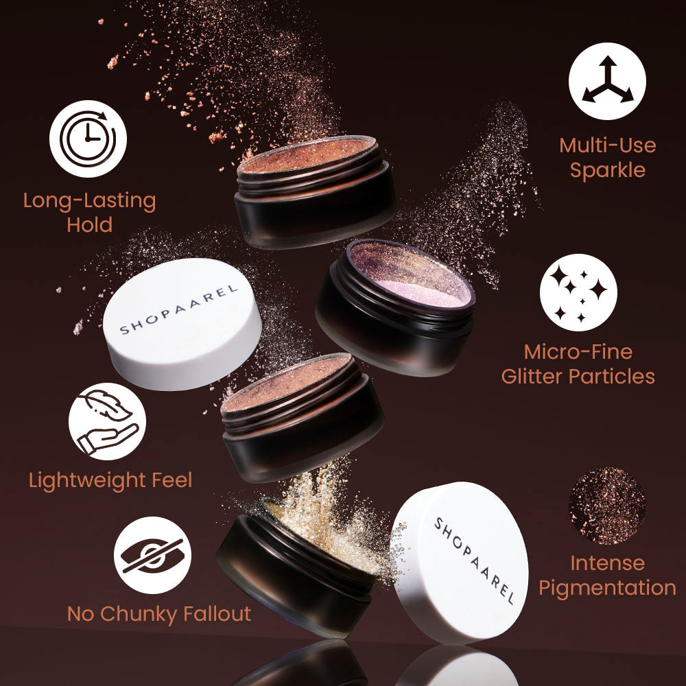 Shopaarel Eye Glitter 02 | Sparkling Eye Makeup