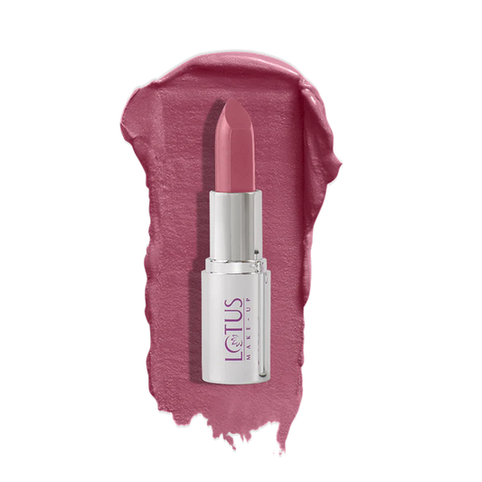 Lotus Make-Up Ecostay Butter Matte Lip Color - Ravishing Rose|4.2 gms|MRP 625