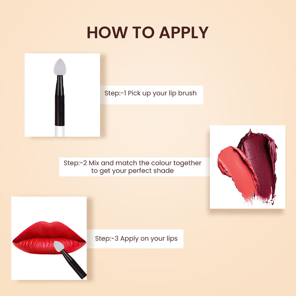 Shopaarel Rich Color Lip Palette 19.2 gms | Highly Pigmented Lip Shades