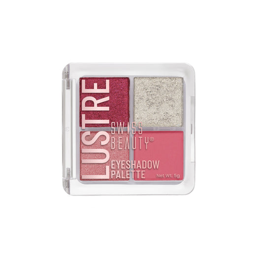 Swiss Beauty Lustre Eyeshadow Palette 01 Rose N Petals|5 gms|MRP 229