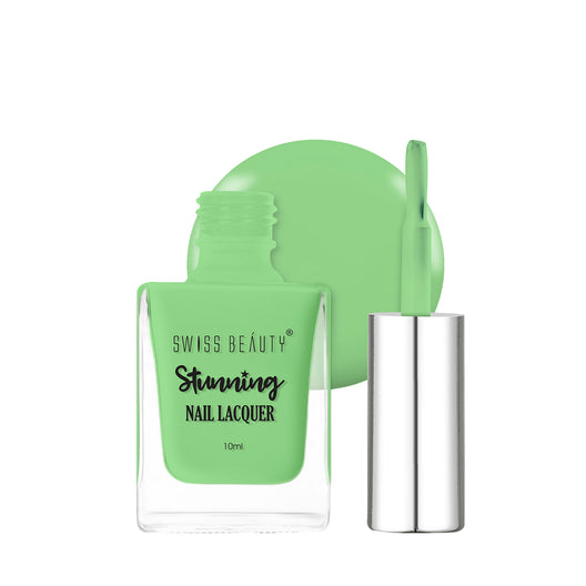 Swiss Beauty Stunning Nail Lacquer 36 Fashion Green|10 ml|MRP 99