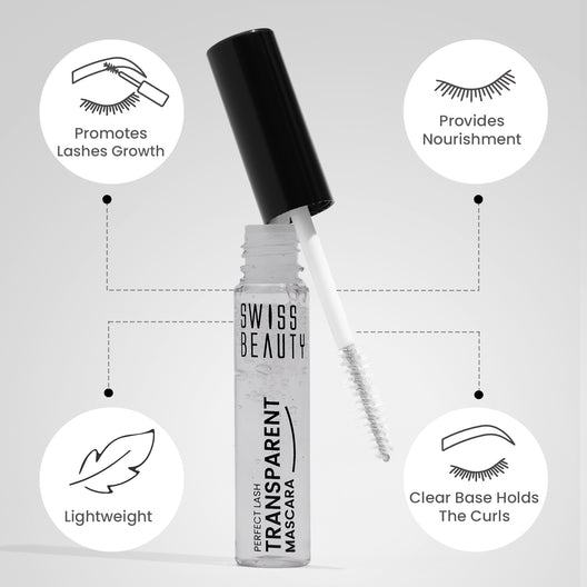 Swiss Beauty Perfect Lash Transparent Mascara|7 ml|MRP 299