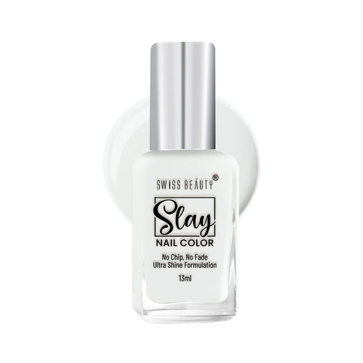 Swiss Beauty Slay Nail Colour 07 Creamy Nude|25 ml|MRP 129