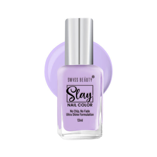 Swiss Beauty Slay Nail Colour 16 Lit Lavenda|25 ml|MRP 129