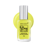 Swiss Beauty Slay Nail Colour 28 Pastel Lime|25 ml|MRP 129