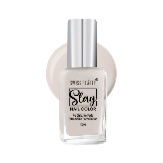 Swiss Beauty Slay Nail Colour 35 Classic Cream|25 ml|MRP 129