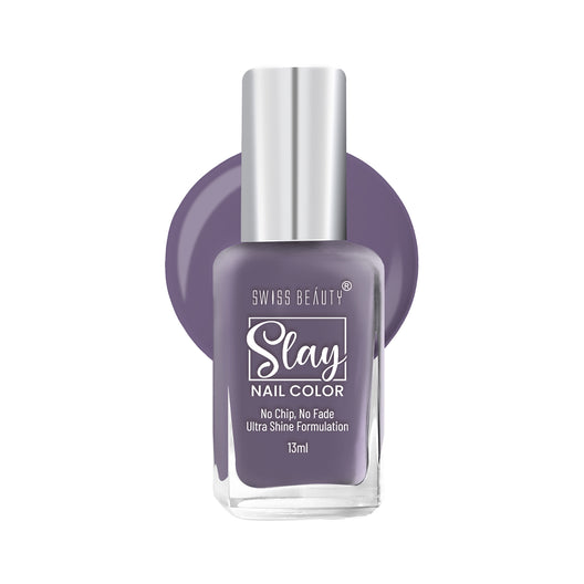 Swiss Beauty Slay Nail Colour 40 Grape|25 ml|MRP 129