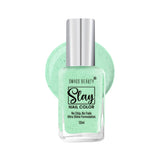 Swiss Beauty Slay Nail Colour 60 Green Pista|13 ml|MRP 129