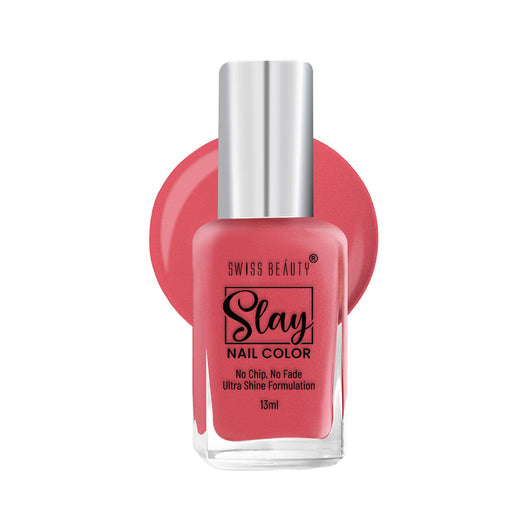 Swiss Beauty Slay Nail Colour 68 Magenta Rush|13 ml|MRP 129