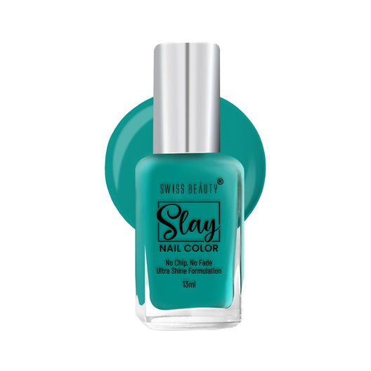 Swiss Beauty Slay Nail Color 78 Sea Deep Blue|13 ml|MRP 129