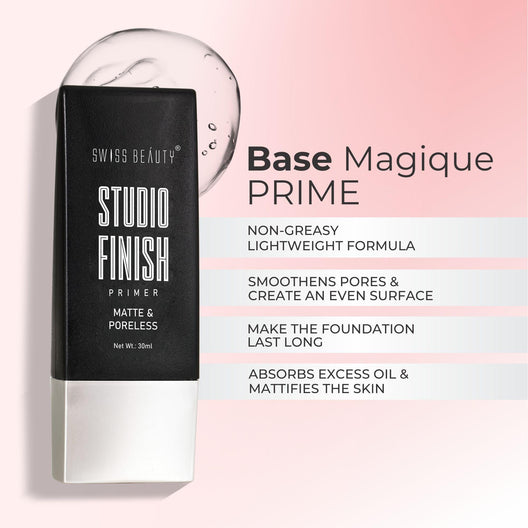 Swiss Beauty Studio Finish Primer|30 ml|MRP 399