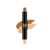 Swiss Beauty Double Trouble Duo Highlighter & Contour Stick 02 Beige Focus|8 gms|MRP 399