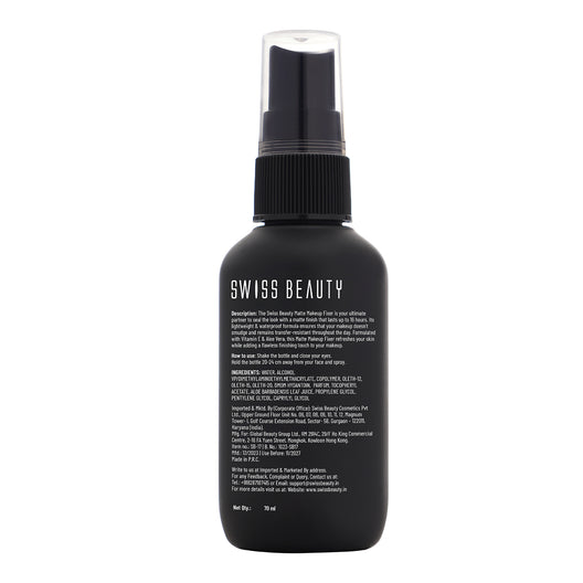 Swiss Beauty Matte Makeup Fixer|70 ML|MRP 289
