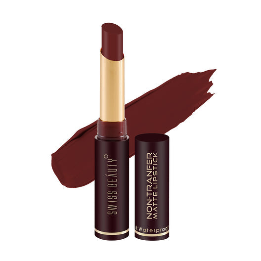 Swiss Beauty Non-transfer Matte Lipstick 11 Chocolava|2 gms|MRP 329