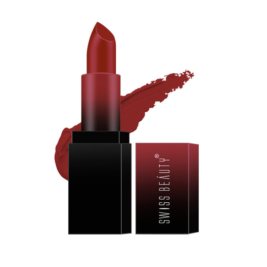 Swiss Beauty HD Matte Lipstick 14 Pop-Red|3.5 gms|MRP 399