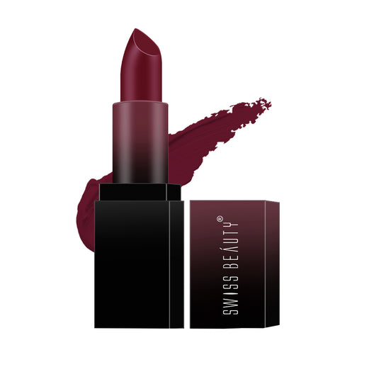 Swiss Beauty HD Matte Lipstick 20 Dynamite-Berry|3.5 gms|MRP 399