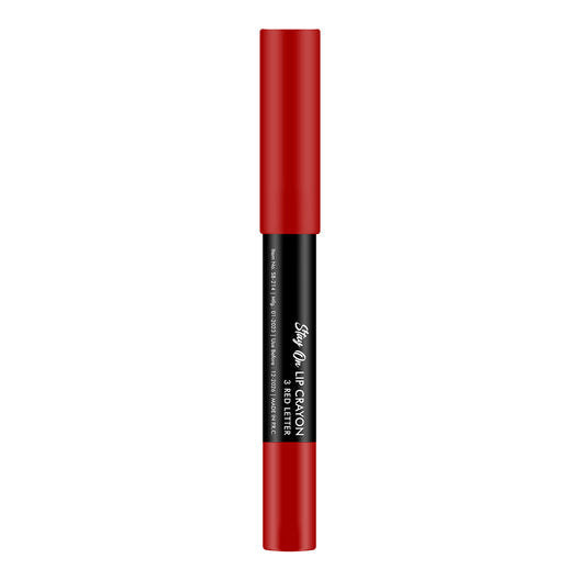 Swiss Beauty Stay On Matte Lip Crayon 03 Red Letter|3.5 gms|MRP 299