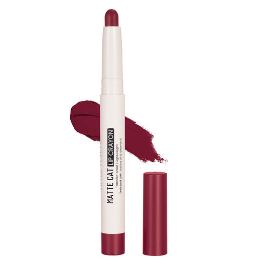 Swiss Beauty Matte Cat Lip Crayon 22 Regal Wine|1.5 gms|MRP 299