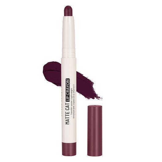 Swiss Beauty Matte Cat Lip Crayon 25 Wicked Wine|1.5 gms|MRP 299