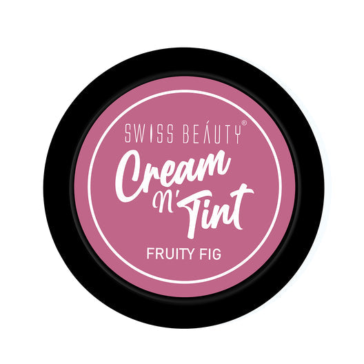 Swiss Beauty 3-in-1 Lip and Cheek Cream N' Tint 04 Fruity Fig|8 gms|MRP 219