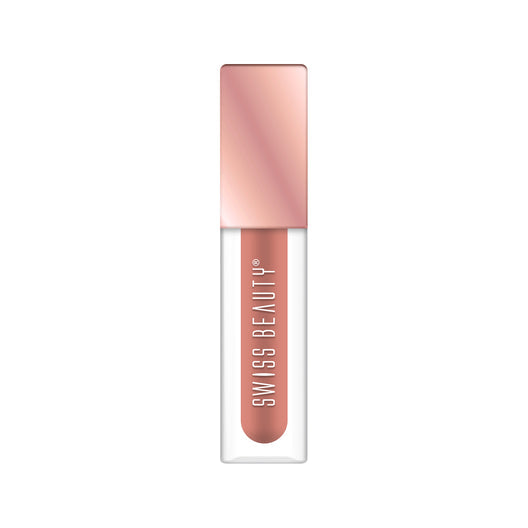 Swiss Beauty Hold Me Matte Liquid Lipstick 01 Cute Nude|4.5 ml|MRP 429