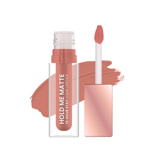 Swiss Beauty Hold Me Matte Liquid Lipstick 01 Cute Nude|4.5 ml|MRP 429