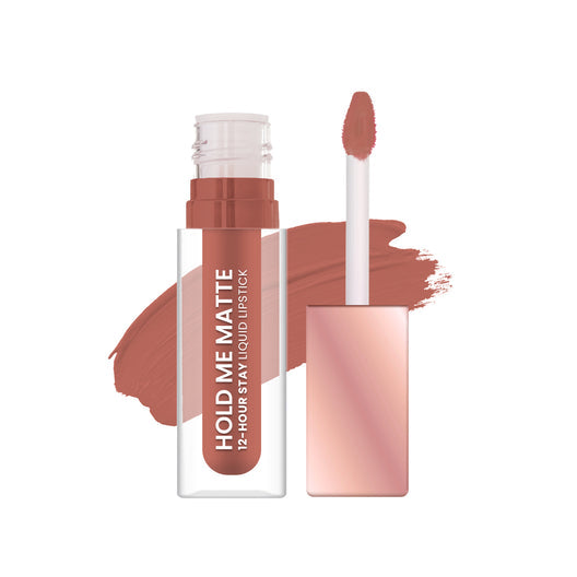 Swiss Beauty Hold Me Matte Liquid Lipstick 03 Spicy Nude|4.5 ml|MRP 429