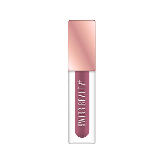 Swiss Beauty Hold Me Matte Liquid Lipstick 11 Mauve Night|4.5 ml|MRP 429