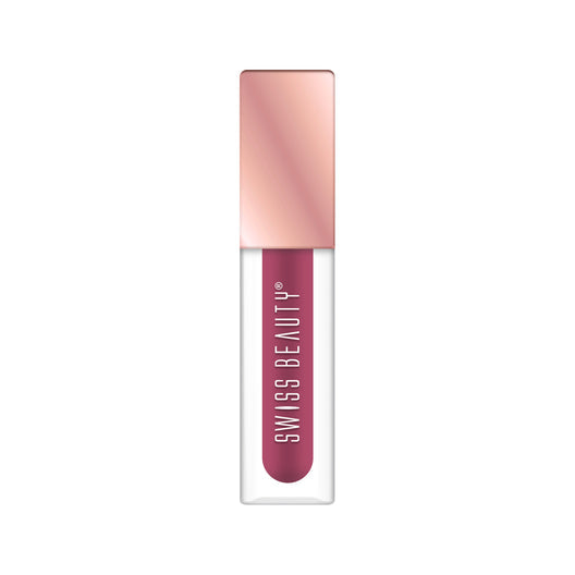 Swiss Beauty Hold Me Matte Liquid Lipstick 15 Roughly Plum|4.5 ml|MRP 429