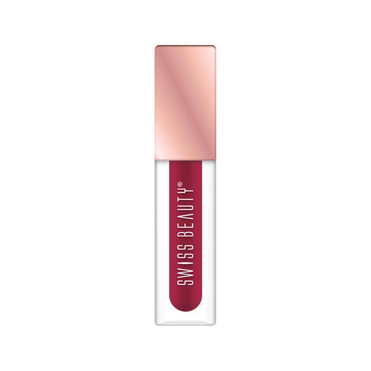 Swiss Beauty Hold Me Matte Liquid Lipstick 20 Burnt Rose|4.5 ml|MRP 429