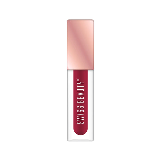 Swiss Beauty Hold Me Matte Liquid Lipstick 22 Romance Red|4.5 ml|MRP 429