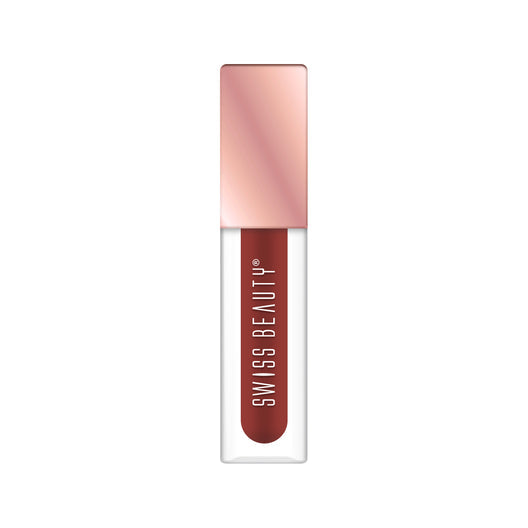 Swiss Beauty Hold Me Matte Liquid Lipstick Naked Brown|4.5 ml|MRP 429