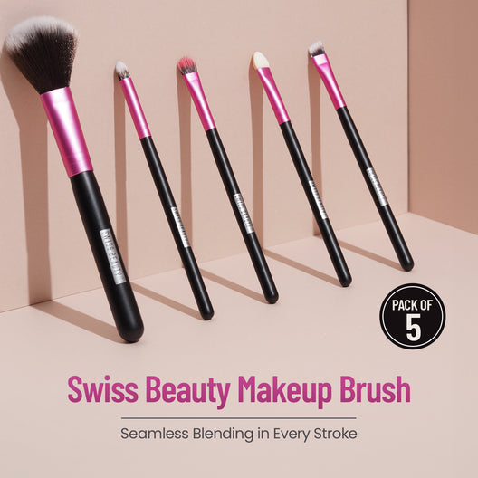 Swiss Beauty Make-up Brushes 01 Golden| |MRP 399