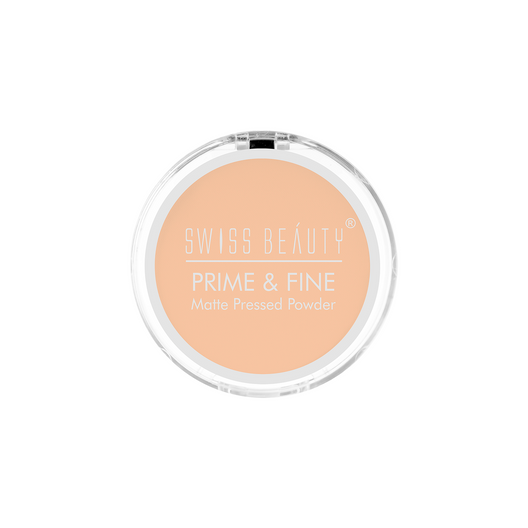 Swiss Beauty Prime & Fine Compact Powder 03 Nude-Beige|8 gms|MRP 399