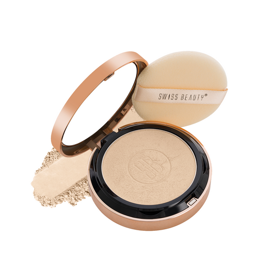 Swiss Beauty Silky and Smooth Powder with SPF-15 02 Natural|6.5 gms|MRP 499