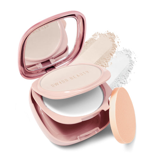 Swiss Beauty Matte & Set Duo Compact 01 - Ivory|20 gms|MRP 399