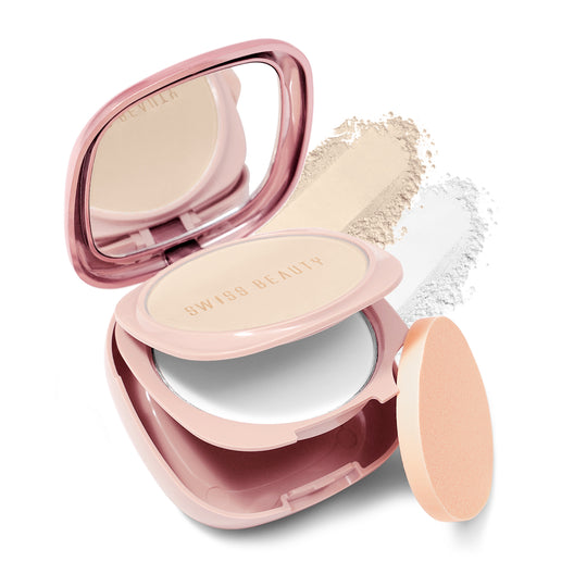 Swiss Beauty Matte & Set Duo Compact 02 - Beige|20 gms|MRP 399