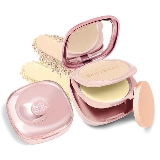 Swiss Beauty Matte & Set Duo Compact 03 - Sand|20 gms|MRP 399