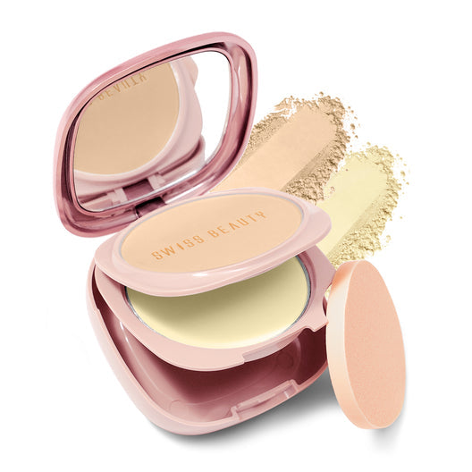 Swiss Beauty Matte & Set Duo Compact 04 - Honey|20 gms|MRP 399