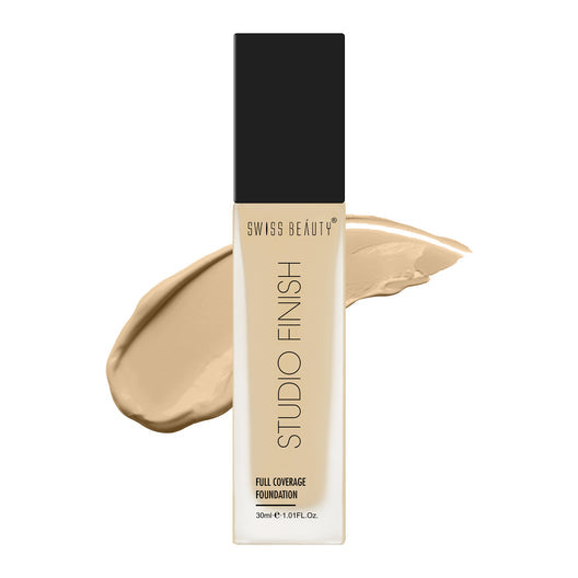 Swiss Beauty Studio Finish Foundation 06 Sand Beige|30 ml|MRP 949