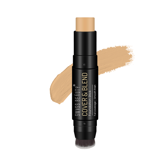 Swiss Beauty Cover & Blend Foundation 05 Silly Golden|12 gms|MRP 449