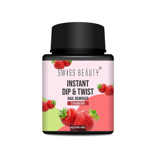 Swiss Beauty Instant Dip & Twist Nail Remover Strawberry|80 ml|MRP 149