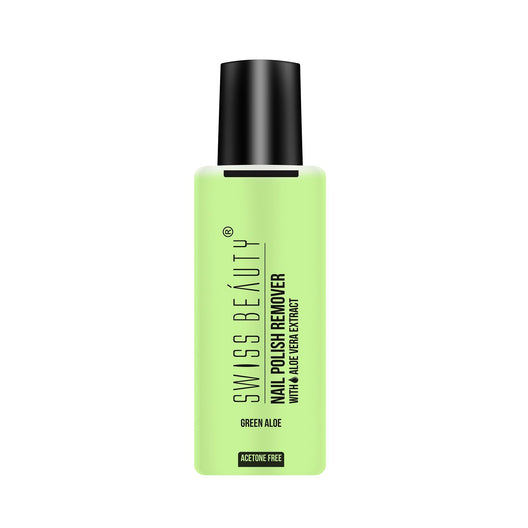 Swiss Beauty Nail Polish Remover 01 Green Aloe|110 ml|MRP 99